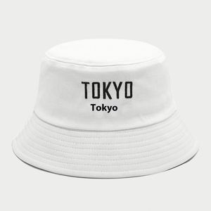 Summer Custom Embroidered Logo Fashion Black White Bucket <b>Hat</b> Fisherman <b>Hat</b> <b>for</b> Women Men Sunshade Wide Brim Bucket <b>Hat</b> - Product Image 3