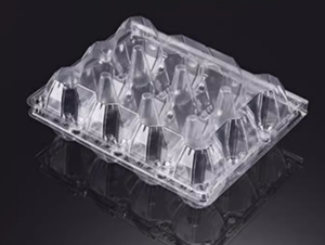 Uova di pollo monouso in plastica trasparente 12 pezzi scatola di plastica a conchiglia con coperchio contenitore per uova in plastica per 12 griglie per uova di gallina - Product Image 2