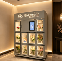 Distributeur Automatique de Fleurs Personnalisable pour la Conservation de la Fraîcheur – Distributeur Automatique de Fleurs Entièrement Automatique 24h/24 de Haute Qualité en Libre-Service