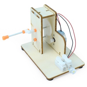 Generador manual <span class=keywords><strong>de</strong></span> madera Kits <span class=keywords><strong>De</strong></span> ciencia Stem Toy Experimento <span class=keywords><strong>de</strong></span> ciencia física Juegos educativos para niños - Product Image 1