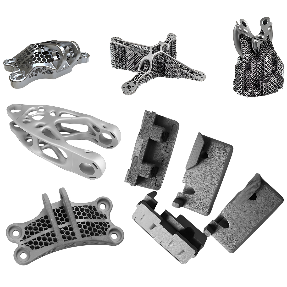 Custom OEM High Precision SLM 3D Printing Service Stainless Steel Aluminum 6061 Metal Parts-Rapid Prototyping For Machining ISO