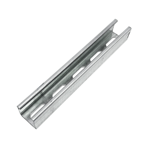 Prix usine OEM Commercial HDG Rail Unistrut pour système solaire photovoltaïque, système de montage au sol solaire 41x41x2.5mm 41x21x2mm - Product Image 2