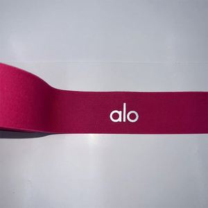 Custom Jacquard Striped Sports Bra Band High Tenacity <b>Elastic</b> Underwear Webbing with Herringbone Waistband for Bags - Product Image 1