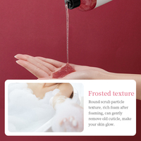 OEM IMAGES vente en gros gel douche gommage blanchissant et éclaircissant pour la peau de cerise pour les femmes