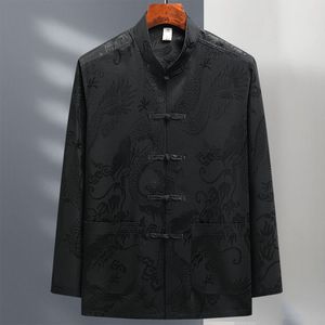 Haut <span class=keywords><strong>Traditionnel</strong></span> <span class=keywords><strong>Chinois</strong></span> Hanfu en Lin à Manches Longues pour Hommes, Chemise de Kung Fu, Veste Cardigan - Product Image 2