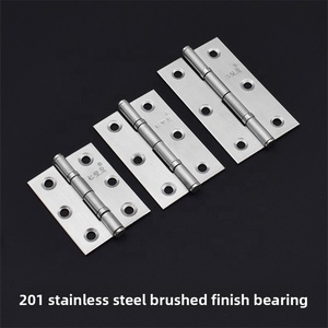 304 Stainless Steel Furniture <strong>Hinge</strong> Flat-Opening Foldable Thickened Small <strong>Hinges</strong> for Wardrobe Wooden - Product Image 3