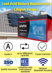 EBAKバッテリー充電式102.4Whポータブル太陽エネルギー貯蔵電源12.8V 8.0Ah Lifepo4リン酸鉄リチウム電池 - Product Image 5