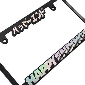Marco de Matrícula de Coche ABS Personalizado de Fábrica, Estilo JDM, Soporte Decorativo para <span class=keywords><strong>Placa</strong></span>, Fabricantes de Marcos de Matrícula de Plástico OEM - Product Image 4