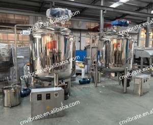 VBJX 300l 500l 5000lステンレス鋼ウィスキーシュガーシロップ電気アジテータ加熱ジャケット保持混合タンク付き - Product Image 6