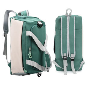 Mochila de viaje con LOGO personalizado para mujer, de gran capacidad, deportiva, para gimnasio, con compartimento separado para ropa húmeda y seca, y para zapatos. - Product Image 1