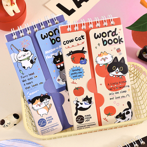 <span class=keywords><strong>Libro</strong></span> <span class=keywords><strong>de</strong></span> palabras <span class=keywords><strong>de</strong></span> <span class=keywords><strong>la</strong></span> serie Cow Cat, encuadernación <span class=keywords><strong>de</strong></span> doble espiral, portátil para <span class=keywords><strong>el</strong></span> aprendizaje del vocabulario y como regalo - Product Image 6