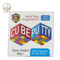 Ensemble de démarrage de briques en cubes collants EVA de couleurs assorties, jouets de construction en plastique durables, modèle de jouets de puzzle de construction