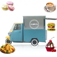 OEM 세륨 승인되는 전기 세발자전거 음식 트럭 3 바퀴 거리 간이 식품 손수레 판매 식사 핫도그 자동 판매기 밴