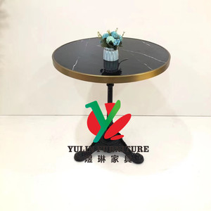 Factory Price <strong>Black</strong> Marble Gold Coffee <strong>Table</strong> - Product Image 3