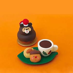 Miniature Diorama Récolte d'automne, artisanat, cadeaux ludiques tendance, style japonais ZAKKA, chat, INS, bonsaï, nourriture, décoration ludique, petits ornements en résine - Product Image 2