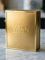 Boîte d'emballage de luxe en carton doré de haute qualité, coffret cadeau en papier premium pour flacon d'huile capillaire et ensembles cosmétiques