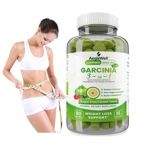 Bonbons Private Label au cidre de pomme et au garcinia cambogia pour perdre du poids avec du café vert et des cétones de framboises - Product Image 1