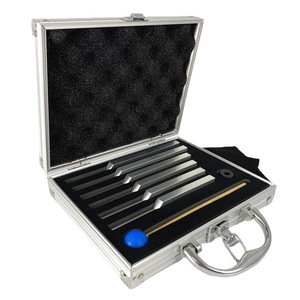ชุดส้อมเสียงโยคะอะลูมิเนียมอัลลอยด์ 6 ชิ้น UT396 RE417 MI528 FA639 SOL741 LA852 - Product Image 1