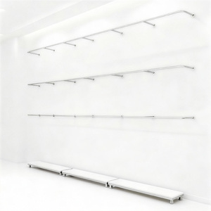 Estantes de Exhibición para Tiendas de <span class=keywords><strong>Ropa</strong></span>, Perchero de Pared de Acero Inoxidable para <span class=keywords><strong>Ropa</strong></span> Infantil, Soporte Metálico Dorado Brillante para <span class=keywords><strong>Ropa</strong></span> de Niños - Product Image 6