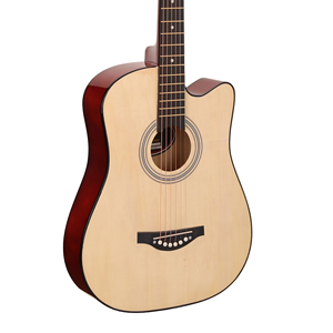 38 Inch Sinh Viên Guitar Chuyên Nghiệp Nhạc Cụ Sản Xuất Tại Trung Quốc Chất Lượng Cao Acoustic Guitar Tùy Chỉnh Guitar Bán Buôn - Product Image 4