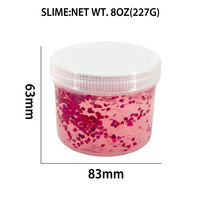 Jouets STEM en gros – Fournitures écologiques pour pâte à modeler et slime – Jouet souple – Slime cristallin de 8 oz avec paillettes pour enfants et adultes