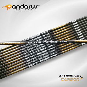 ลูกธนูคาร์บอนเคลือบอลูมิเนียม Pandarus X10 CA320 ขนาด 3.2 มม. จำนวน 12 ชิ้น ความตรง -/+0.0015 นิ้ว รุ่น Sp325-1000 ไม่มีครีบ  ทำจากคาร์บอน - Product Image 2