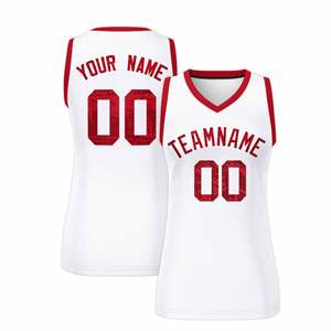 Maillot de basket-ball personnalisé pour femmes, respirant, en polyester, grande taille, vente en gros - Product Image 4