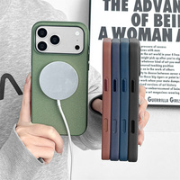 Coque de téléphone portable magnétique de luxe, dernière génération, en matériaux écologiques, pour 17 Pro Max/17 Air/16/15/14/13
