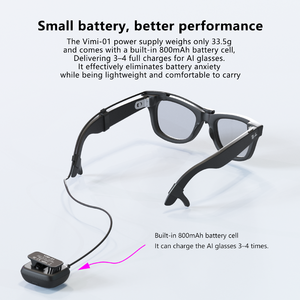 Nuevo Cargador Portátil para Gafas <span class=keywords><strong>Ray</strong></span>-<span class=keywords><strong>Ban</strong></span> Meta, Energía para Gafas Inteligentes <span class=keywords><strong>Ray</strong></span> <span class=keywords><strong>Ban</strong></span>, Gafas con IA, Energía de 800 mAh - Product Image 2