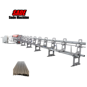 Machine de redressage et de coupe de fil d'acier entièrement automatique à grande vitesse, contrôlée par PLC, haute rigidité pour la fabrication de fils d'engrenage et de treillis <span class=keywords><strong>m</strong></span>étalliques - Product Image 5