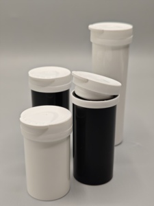 Botella Desecante de 30 ml con Tapa Abatible, Envase de Plástico para Polvo Sólido, para Pastillas Medicinales, Superficie para Serigrafía - Product Image 4