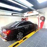 Équipement de lavage de voitures, système de lavage de voitures en libre-service, type entièrement automatique pour l'extension d'une entreprise de nettoyage de véhicules commerciaux