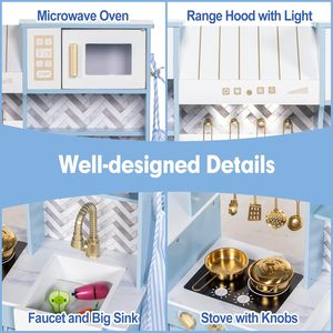 Set <span class=keywords><strong>Cucina</strong></span> Giocattolo <span class=keywords><strong>in</strong></span> <span class=keywords><strong>Legno</strong></span> <span class=keywords><strong>per</strong></span> <span class=keywords><strong>Bambini</strong></span>, Gioco di Ruolo con Cibo <span class=keywords><strong>per</strong></span> Bambine e <span class=keywords><strong>Bambini</strong></span>, Regalo <span class=keywords><strong>per</strong></span> <span class=keywords><strong>Bambini</strong></span> - Product Image 3