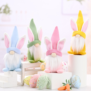 Wholesale <strong>Easter</strong> Bunny Gnome Plush Elf Decor Handmade Swedish Rabbit Tomte Spring <strong>Easter</strong> Gift Home Table <strong>Ornament</strong> - Product Image 5