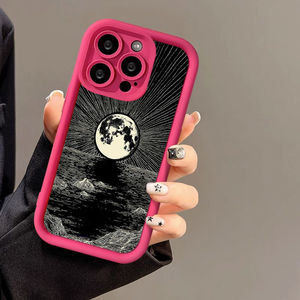 Phác thảo Mặt Trời Mọc in thang ống kính phong cách chống sốc TPU điện thoại di động Bìa trường hợp đối với <span class=keywords><strong>iPhone</strong></span> 8 x XR XS 11 12 13 14 15 16 17 Pro Max - Product Image 4