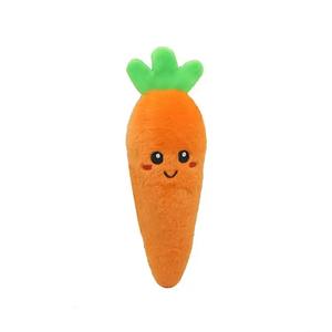 Juguetes de Peluche para Mascotas con Estilo Adorable, Juguetes Masticables con Sonido para Perros, Juguetes de Dibujos Animados con Forma de Verduras y Frutas, Maíz, Berenjena, Piña - Product Image 4