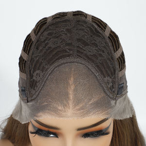 Proveedor 13x3 HD encaje frontal sintético sin cola peluca fibra resistente al calor sin llama pelo por desplumado HD encaje sin cola peluca para mujer - Product Image 6