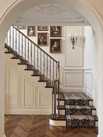 Conception d'intérieur de luxe pour toute la maison, conception virtuelle 3D de maison pour villa française, hôtel résidentiel