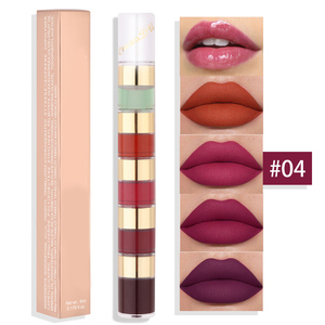 OEM Non-marking Moisturizing Long Lasting <strong>Lip</strong> <strong>Gloss</strong> Mini Lipstick <strong>Set</strong> Matte Lipstick Makeup <strong>Set</strong> - Product Image 5