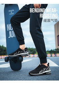 Chaussures de course à <span class=keywords><strong>coussin</strong></span> <span class=keywords><strong>d</strong></span>'<span class=keywords><strong>air</strong></span> pour hommes et femmes, baskets de tennis, de <span class=keywords><strong>basket</strong></span>-ball, de sport, <span class=keywords><strong>d</strong></span>'athlétisme, de taille 5 à 11, avec logo Fire - Product Image 4