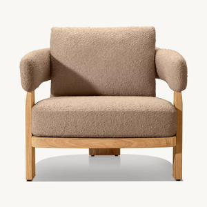 Bộ bàn ghế <span class=keywords><strong>sofa</strong></span> ngoài trời bằng gỗ tếch, thiết kế hiện đại, sang trọng, dành cho sân vườn, biệt thự. - Product Image 2