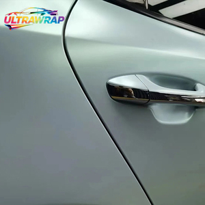 Vinilo para Rotulación de Coches al por Mayor PET TPU Fundido HD Satinado Mate Fantástico Azul Niebla Dorado 1.52X17M/5X59FT Rollo Completo Ideal para Coches - Product Image 2