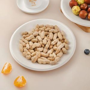 تخصيص أدوات المائدة المائدة القابلة للتحلل الحيوي جولة umagasse مستقرة المتاح لب قصب السكر لوحة اللون الطبيعي - Product Image 3