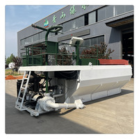Hydroseeder à grand volume de réservoir 8000L avec pompe mélangeuse hydraulique et moteur diesel pour le végétalisation des pentes et la pulvérisation de fibres