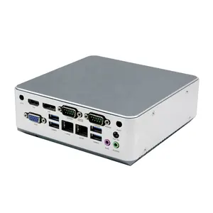 Fan Cooling Aluminum Alloy Gaming Mini Pc Wall Mount Business Mini Desktop Core I3 I5 I7 Thin Client Industrial Mini Computer