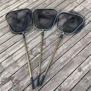 50 #55 #60 # filet d'atterrissage de poisson en alliage d'aluminium tige télescopique sac en maille forte profondeur de 50cm pour la pêche au gros gibier filet de pêche filet de pêche - Product Image 3