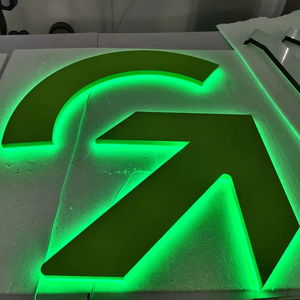 Logo avanzato in acrilico a LED alfabeto di insegnamento commerciale impermeabile commerciale di marca segnaletica con lettere retroilluminate a Led - Product Image 2