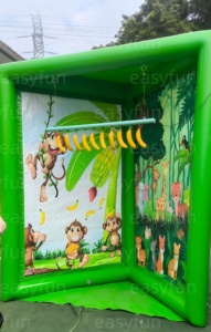 Easyfun Jeu gonflable d'extérieur attrape-la, jeu de chasse à la banane pour enfants, jeu de carnaval sur le thème de la <span class=keywords><strong>jungle</strong></span> - Product Image 3