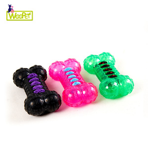Jouets interactifs pour animaux de compagnie, jouets résistants aux morsures avec cordes et os en TPR pour chiens - Product Image 3