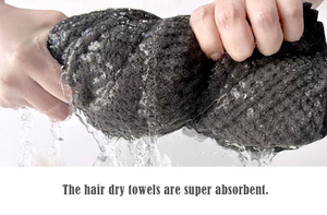 2025 séchage rapide vente chaude grande taille mode microfibre sec cheveux serviettes maison hôtel utiliser tissé adultes - Product Image 4